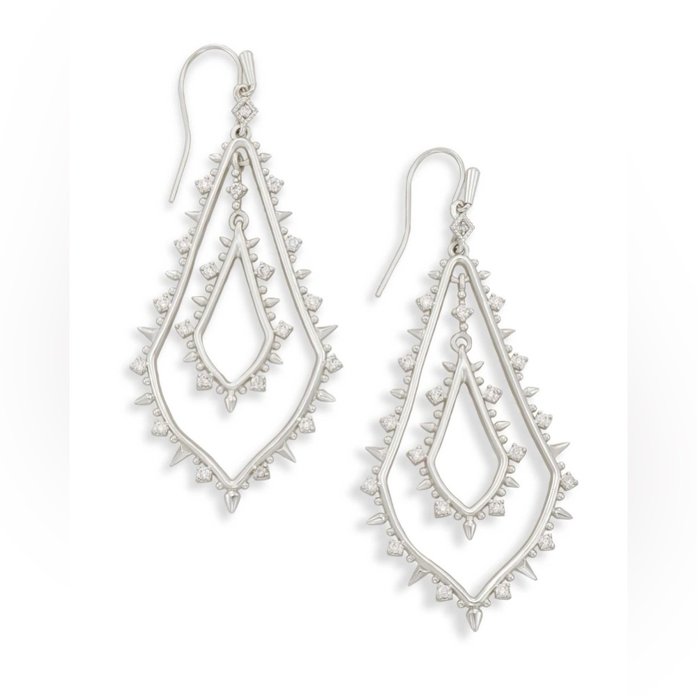 Kendra Scott Alice Earrings in Silver